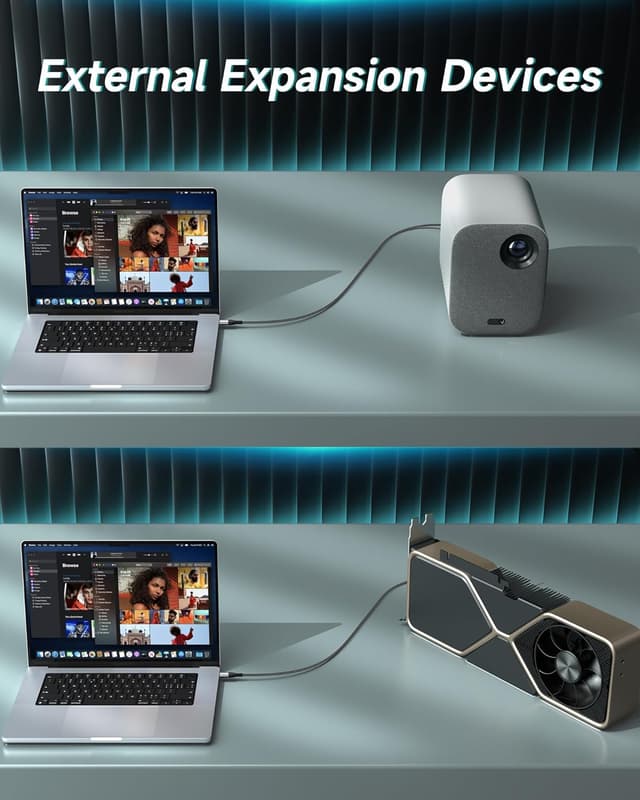 Thumbnail 5 de RAVIAD USB4 Kabel Thunderbolt 4 30 cm