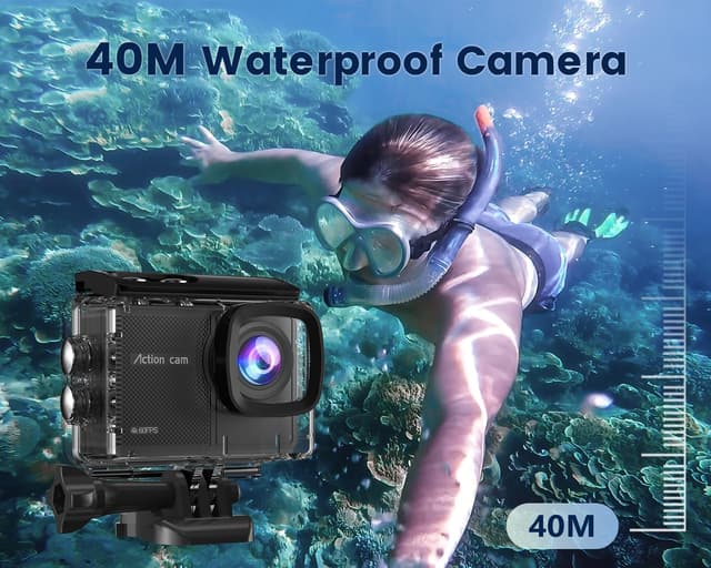 Detalle de Camlance Action Cam 4K60FPS mit 128 GB