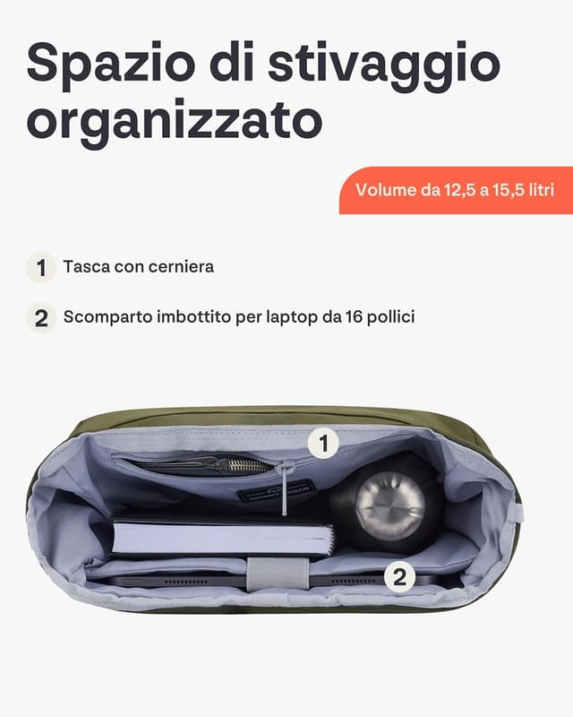 Thumbnail 4 de Johnny Urban Robin Medium zaino 16 pollici