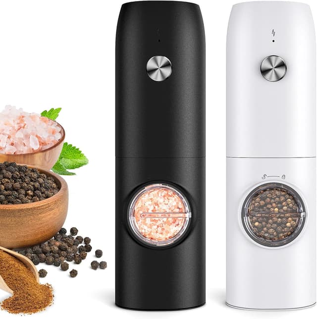 Detalle de FRTONYI Electric Salt and Pepper Grinder 70ml 🧂