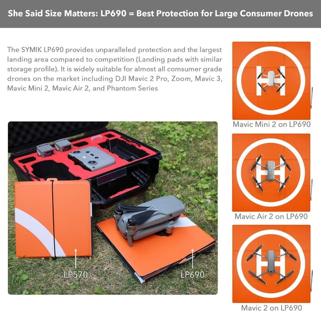 Detalle de SYMIK LP690 Drohnen Landeplatz 69 cm