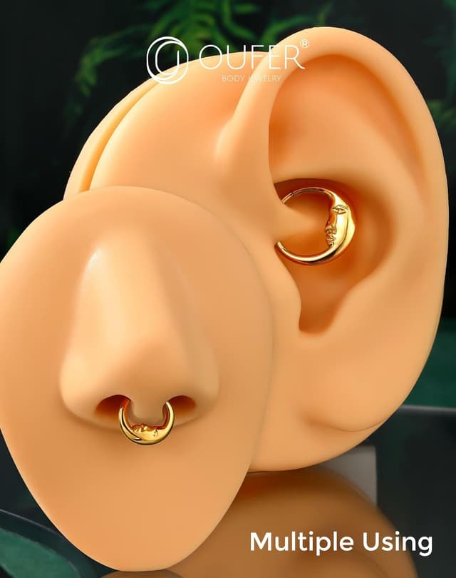 Thumbnail 5 de OUFER Boucles cartilage 16G 8–10 mm