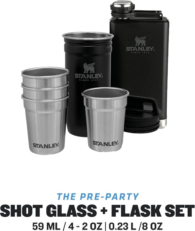 Thumbnail 2 de Stanley Adventure Pre-Party Vasos y Petaca Set Acero Inoxidable🥃