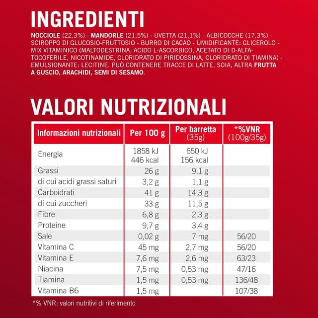 Thumbnail 4 de Enervit Power Time barre energetiche 24 pezzi 🍫