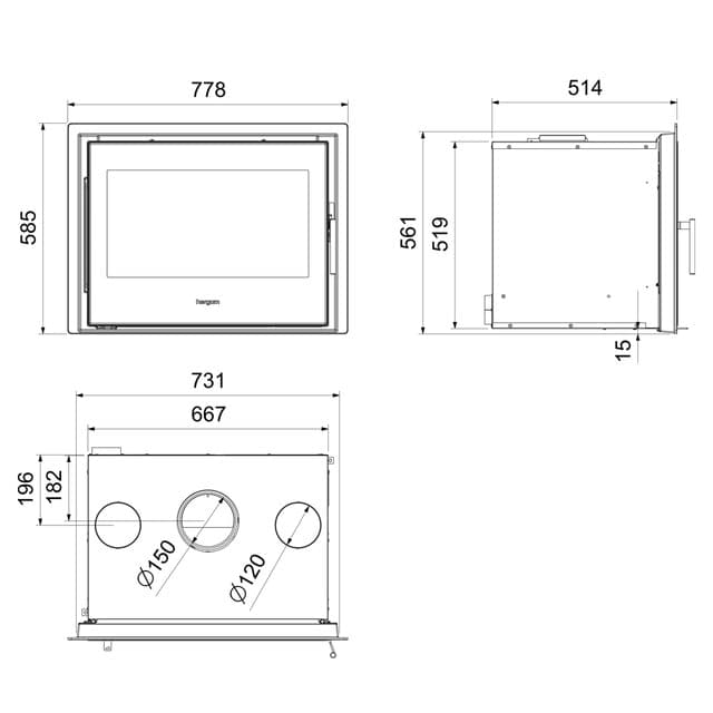 Thumbnail 1 de Hergom C-16/70 N HF insertable 8 kW