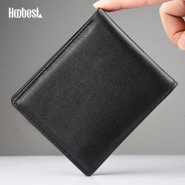 Thumbnail 5 de Hoobest RFID Blocking Genuine Leather Wallet