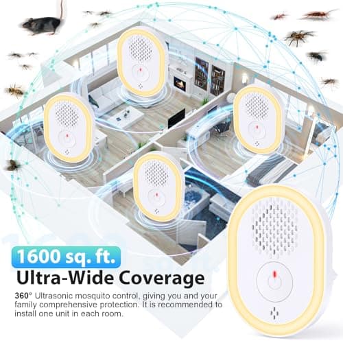 Thumbnail 5 de Répulsif ultrason moustique, anti-rongeurs, lot de 6