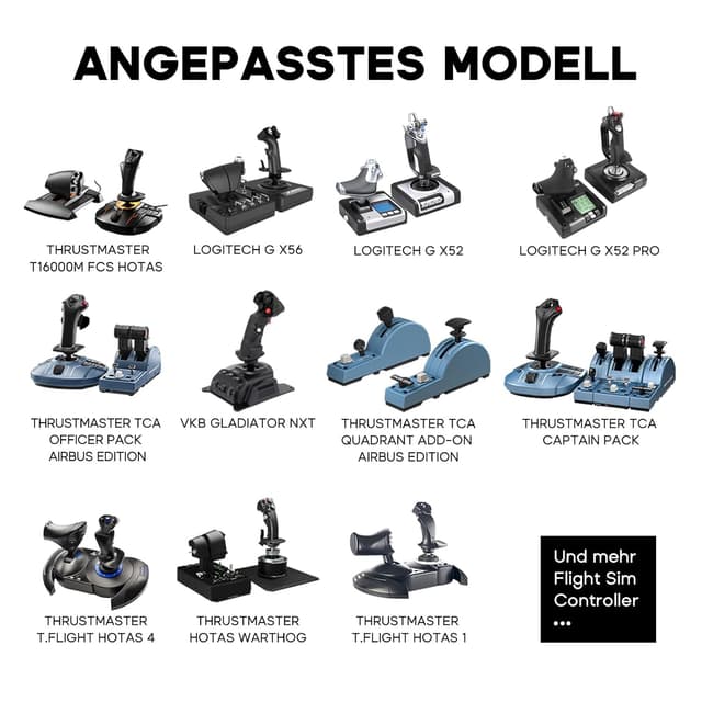 Thumbnail 1 de DIWANGUS Hotas Tischhalterung Thrustmaster