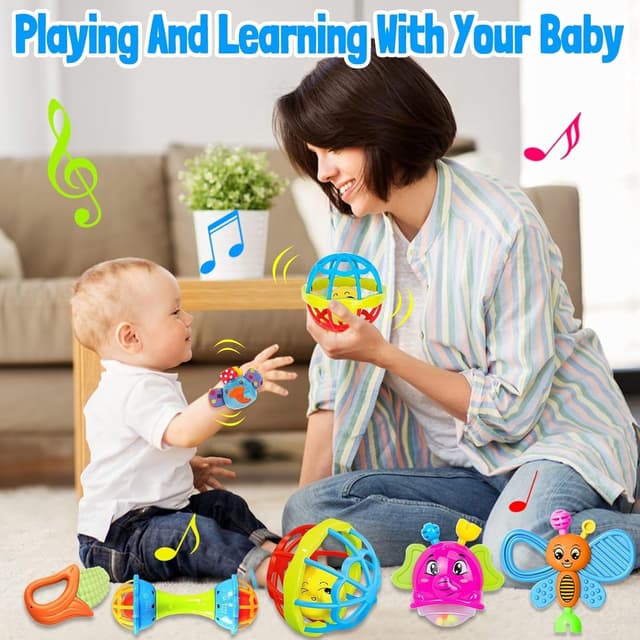 Thumbnail 6 de Baby Rattles 16-piece set