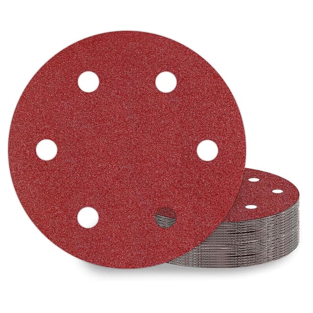 Detalle de KONGMING 25 Pack 225mm Sanding Discs (Grit 60) for Drywall Sanders