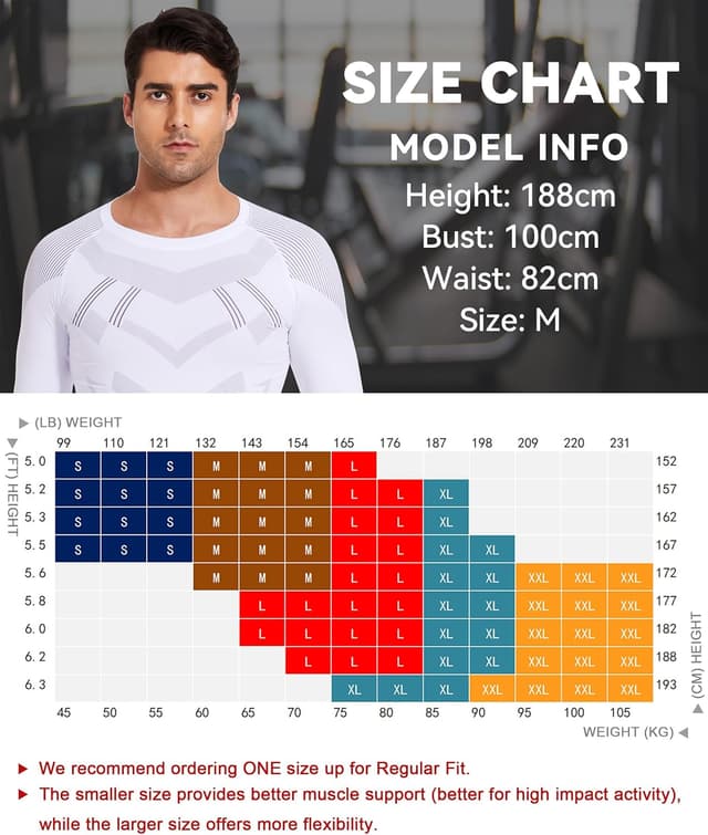 Thumbnail 6 de AMZSPORT Maglia Compressione Uomo