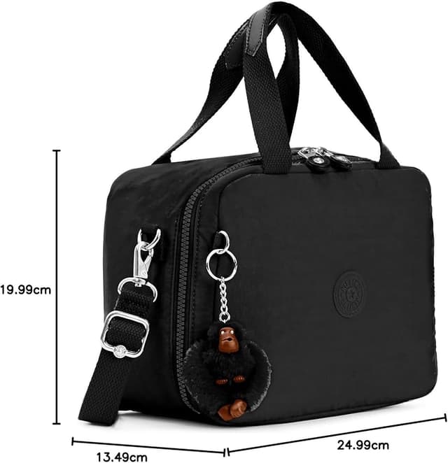 Thumbnail 5 de Kipling Miyo Lonchera Grande 👜 Negra para oficina y escolar