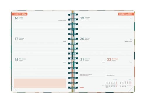 Thumbnail 5 de Finocam Agenda Cosmo Curso 2025–2026 Semana Vista Horizontal 12 meses