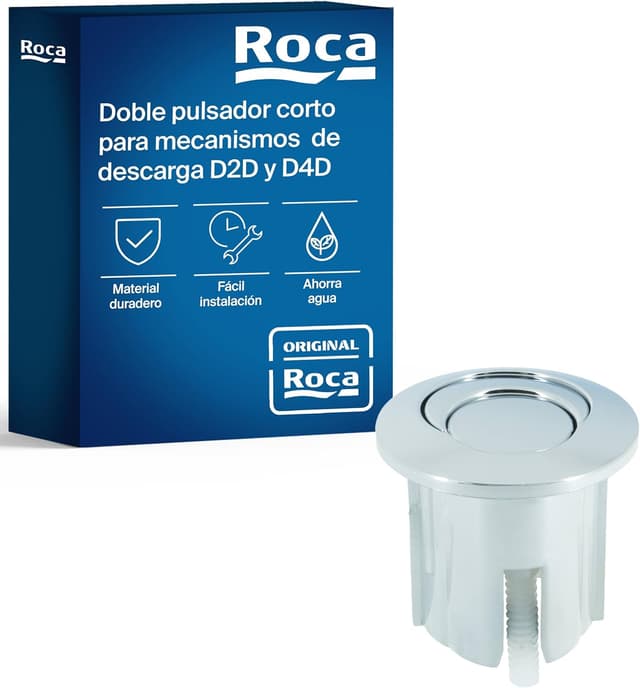 Detalle de Roca AH0001800R Pulsador Doble