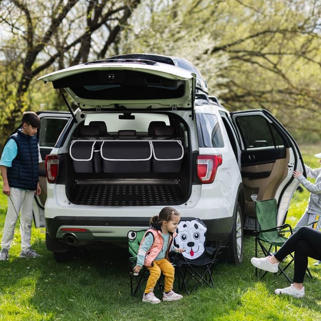 Thumbnail 5 de URAQT Faltbare Auto Aufbewahrungstasche 4 Taschen