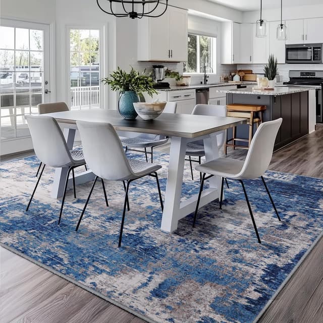 Detalle de RELEANY Washable Area Rug 5'x7' 🏡