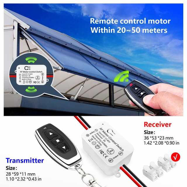 Detalle de DieseRC Interruttore remoto motore 12V‑80V