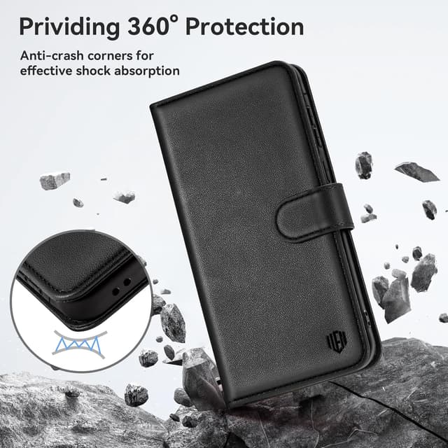 Thumbnail 4 de ivencase Samsung Galaxy A56 5G PU leather wallet case with RFID blocker