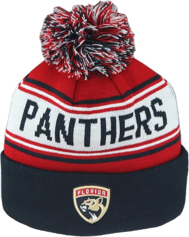 Detalle 2 de ZHATS NHL Unisex Beanie with Pom (Finish Line) – Officially Licensed Knit Hat