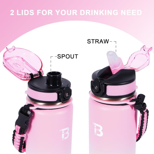 Detalle 2 de TOPBADE borraccia termica 700 ml con 2 tappi