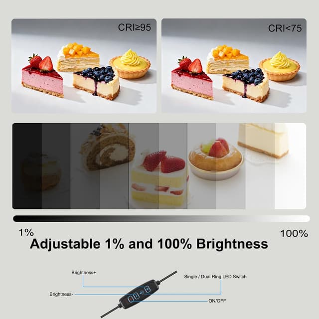 Detalle 2 de PULUZ 30 cm Fotostudio Lichtzelt (Fotobox) mit 112 dimmbaren LED & 6 Hintergründen – für Produktfotos