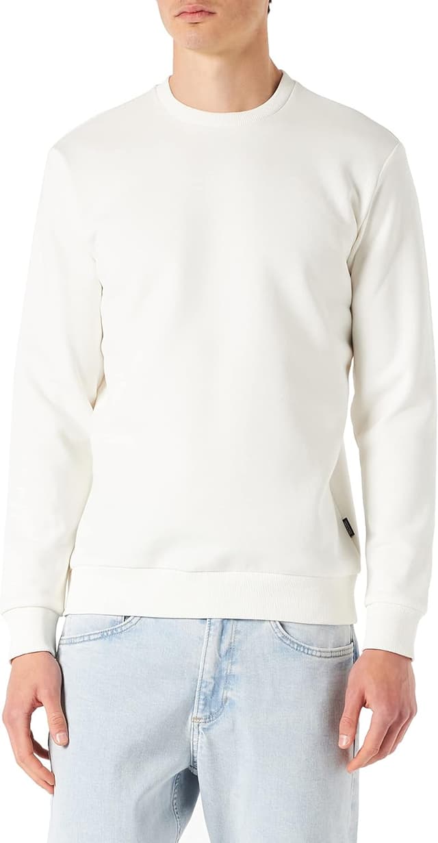 Detalle 2 de Uomo O&S Maglione Basic a manica lunga con vestibilità regolare