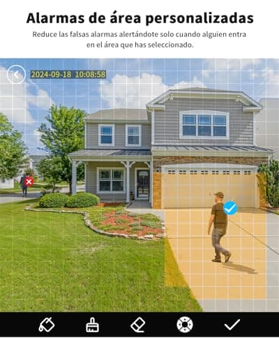 Detalle de SEHMUA Cámara de vigilancia 4G exterior 2K