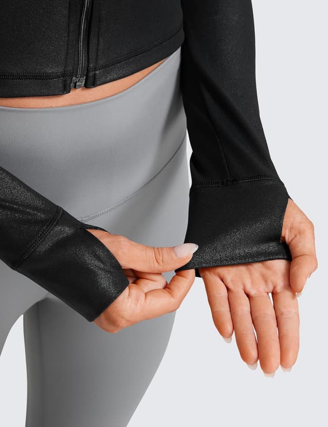 Detalle de CRZ YOGA veste d’entraînement Butterluxe à fermeture éclair intégrale pour femmes