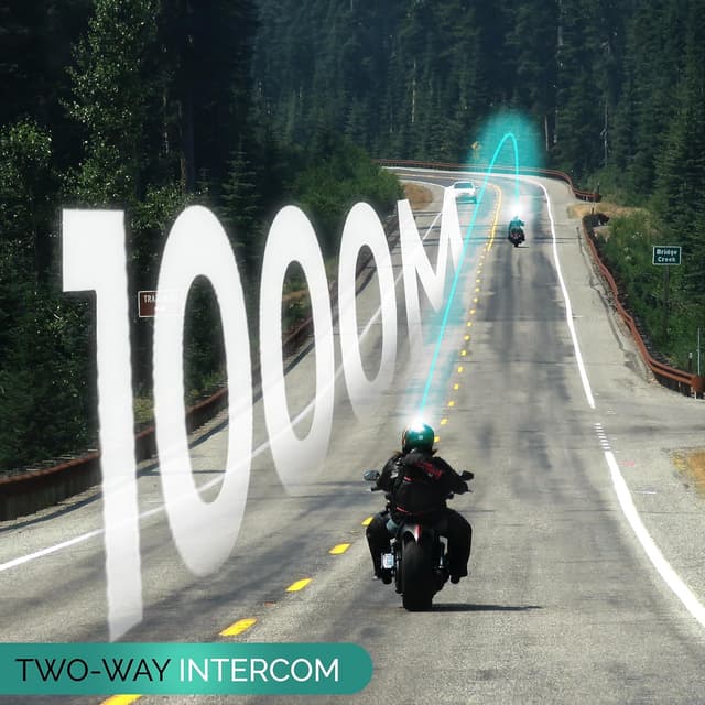 Thumbnail 2 de SWAREY Interfono Bluetooth Moto V8 5.2 1000M