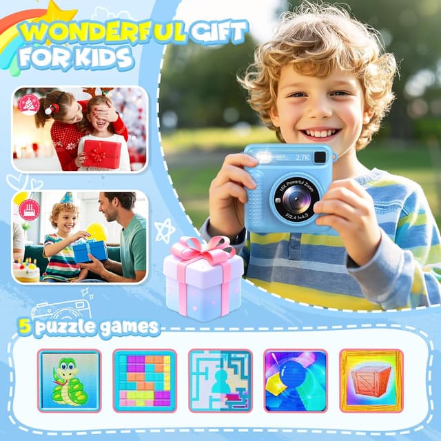 Thumbnail 6 de LUVTOY Macchina Fotografica Bambini istantanea con stampa termica da 2,4" e 32GB