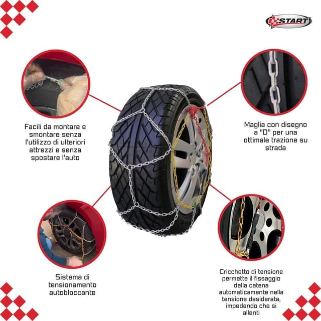 Thumbnail 3 de CATENE NEVE START 9 MM GR.100