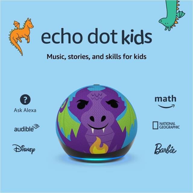 Detalle 2 de Amazon Echo Dot Kids 5ª Gen Alexa