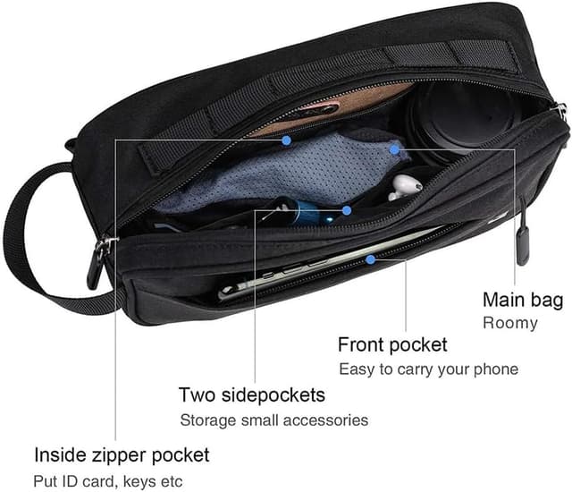 Detalle de SANRUI Waterproof Bike Handlebar Bag (Waterproof 1680D polyester, 3.5L capacity)