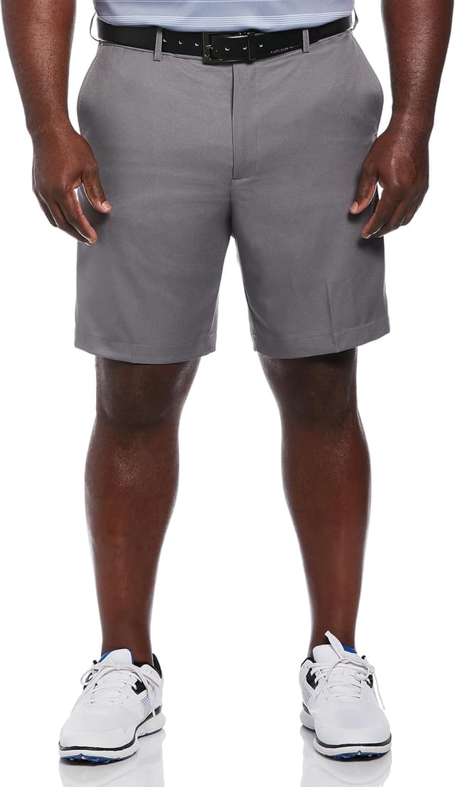 Detalle de PGA Tour Men’s 9" Golf Shorts with Expandable Waistband (Moisture-Wicking, Stretch, Sun Protection)