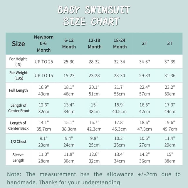 Thumbnail 5 de HiABsee Toddler Swimsuit UPF 50+