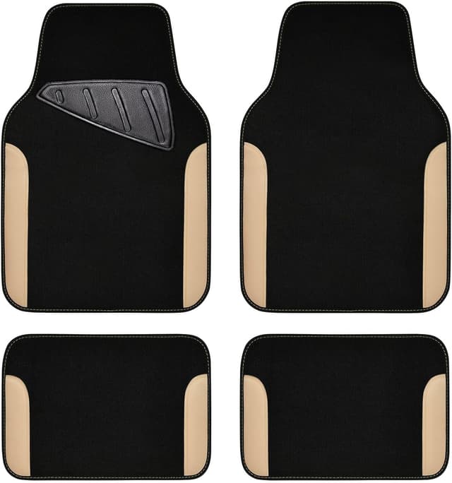 Detalle de CAR PASS Car Floor Mat 4-Piece Set