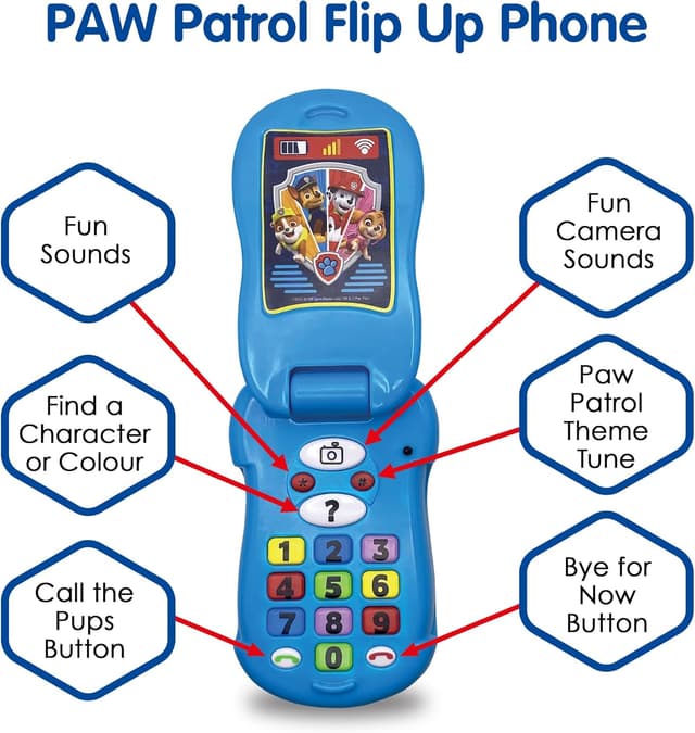 Thumbnail 3 de Paw Patrol Flip-Up Phone