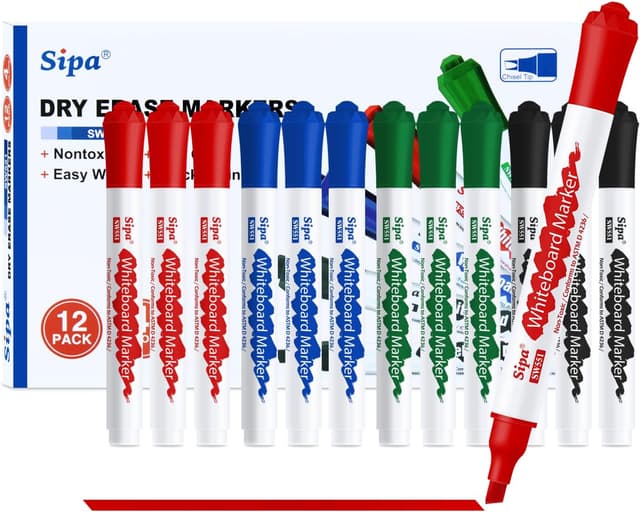 Detalle de Pennarelli per lavagna bianca Sipa 4 mm