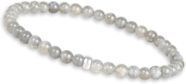 Detalle de GD GOOD.designs Pulsera de perlas plata 925 4 mm