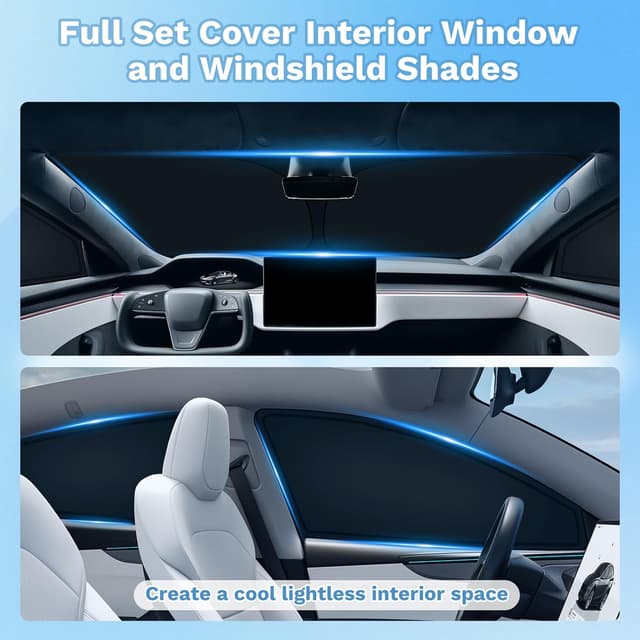 Detalle de KUST Car Window Shades for Subaru Forester 2019–2024 (8-Piece Full Set) — UV Block, Privacy & Camping Blackout
