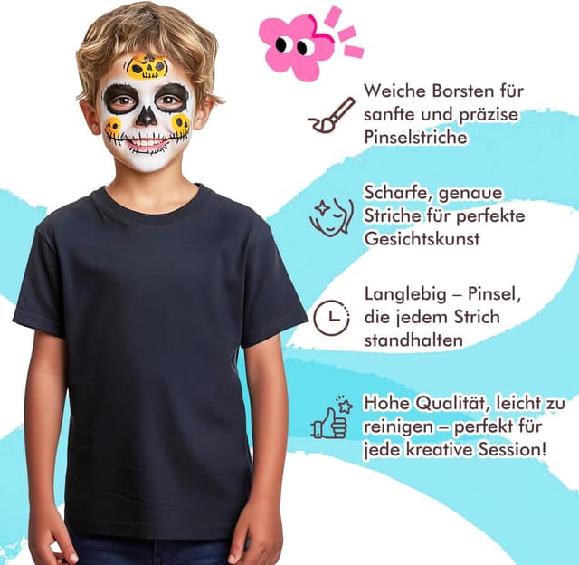 Thumbnail 4 de Kinderschminke Pinselset 7er Synthetischhaar