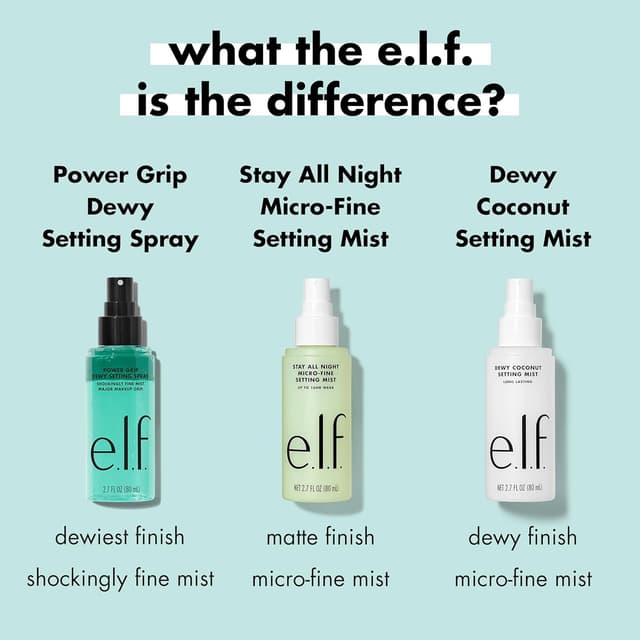 Detalle 2 de e.l.f. Power Grip Setting Spray mit 5% Aloe