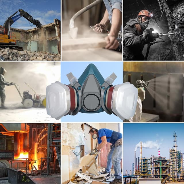 Thumbnail 5 de Masque Anti Poussière 18 in 1 Masques Peinture Réutilisable 🎭