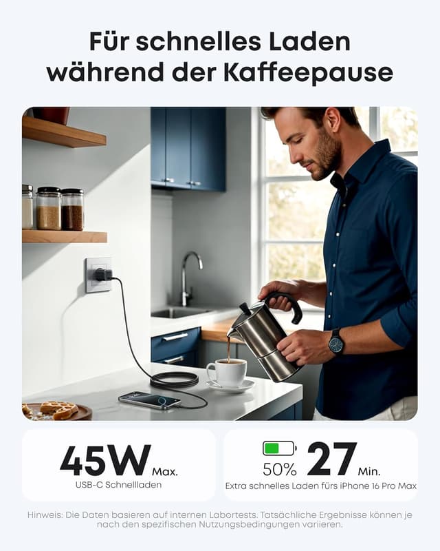 Detalle 2 de Anker Nano 45W USB C Ladegerät 🔌