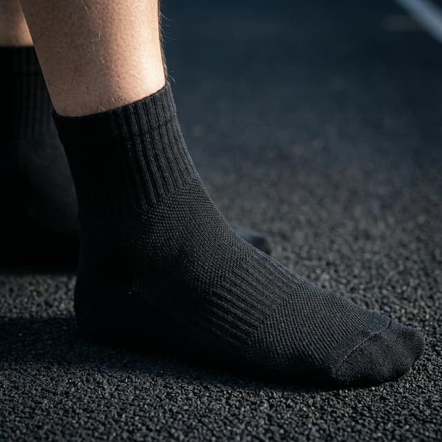 Detalle 2 de Kodal Copper Ankle Running Socks (Men & Women) – cushioned cotton with odour control, 4–5 pairs