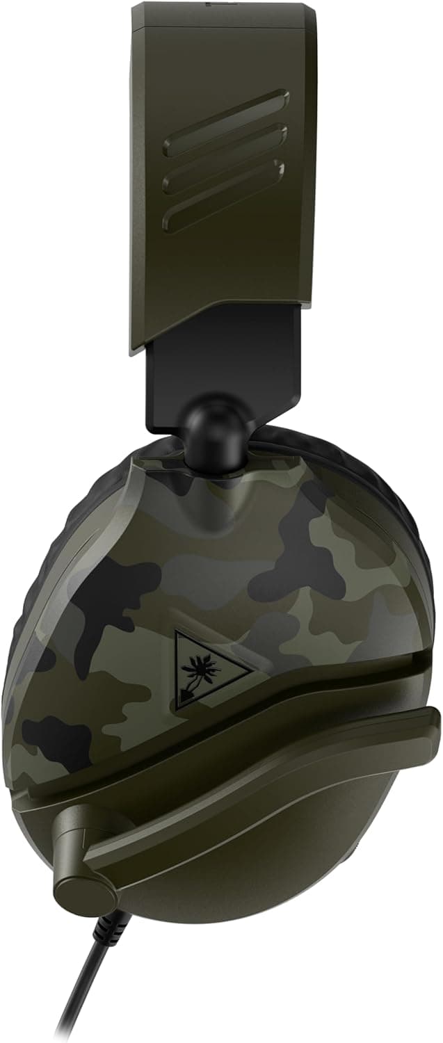 Detalle de Turtle Beach Recon 70 Camouflage Vert – Casque gaming multiplateforme avec micro 3,5 mm