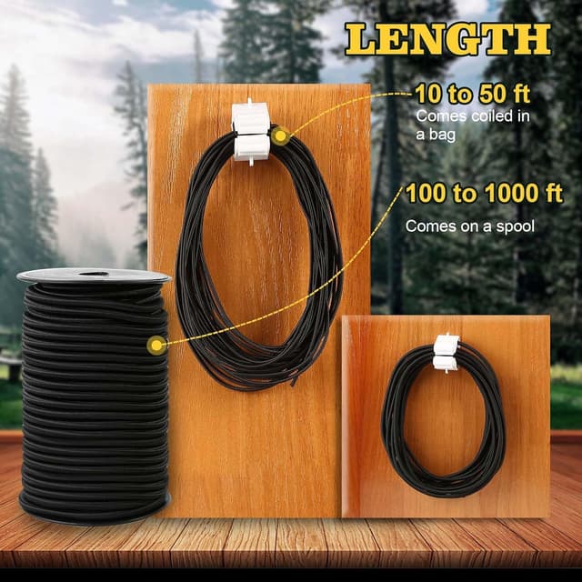 Detalle 2 de Zakous bungee cord roll 3/16 x 100ft