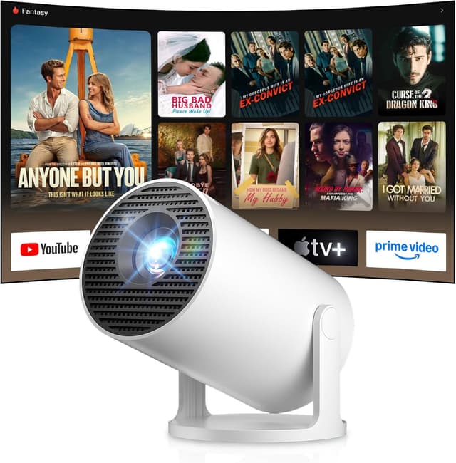 Detalle de Salange Mini Beamer 2026 mit Android, 4K