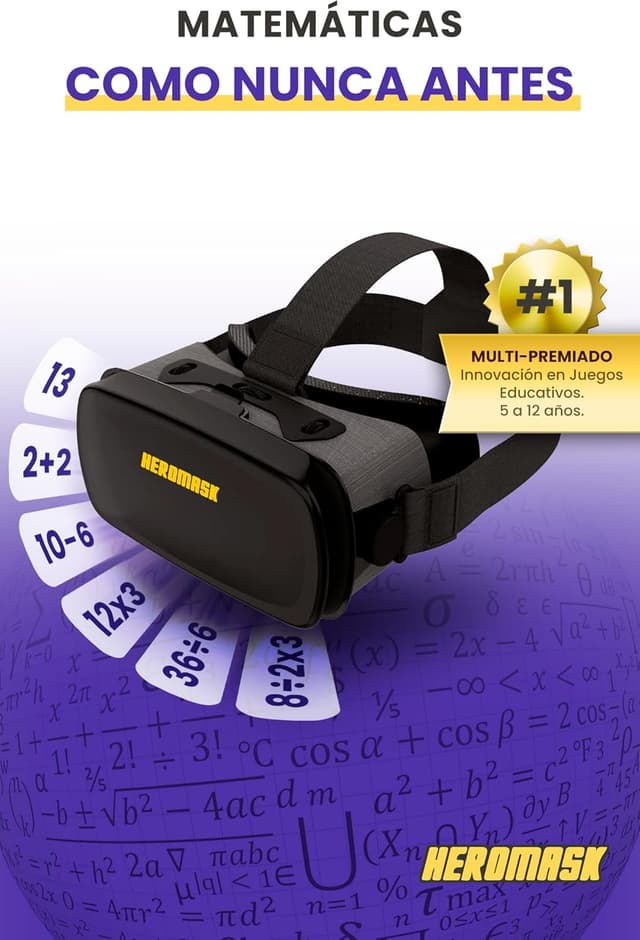 Detalle 2 de Heromask VR HeroMask gafas educativas 5‑12 años