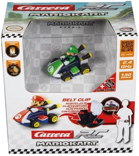 Detalle 2 de RC 2,4 GHz Mario Kart Mini Luigi